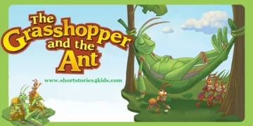 The Grasshopper and the Ant – English Moral Short Story for Kids